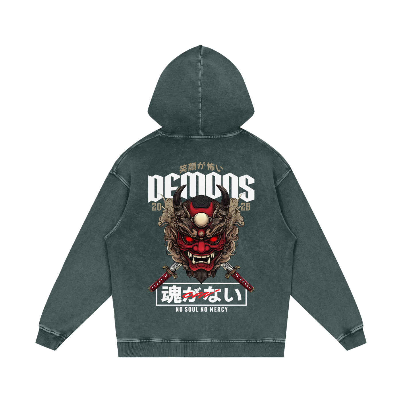 DEMONS Washed Hoodie