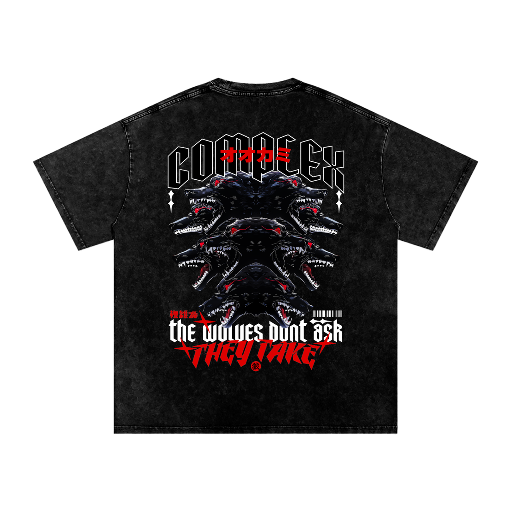 THE WOLVES Washed T-Shirt