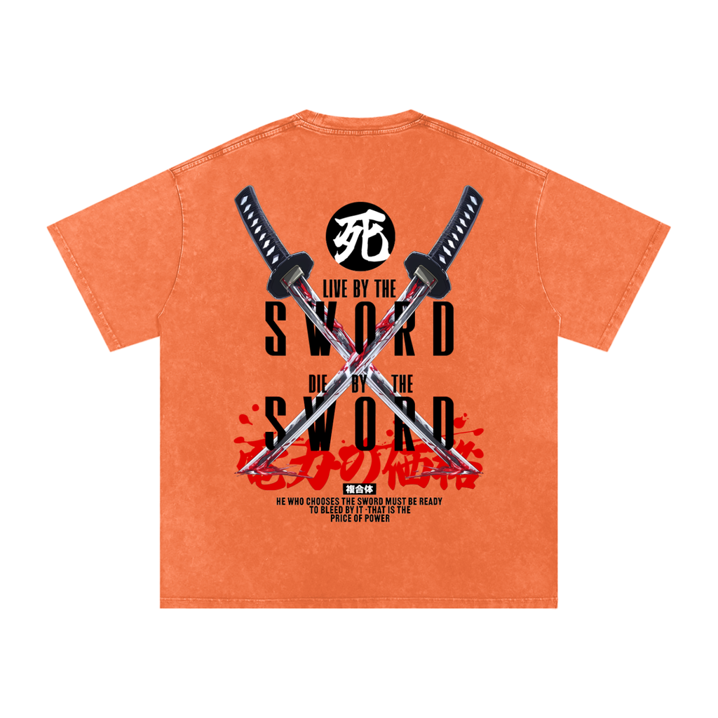 BY THE SWORD Washed T-Shirt