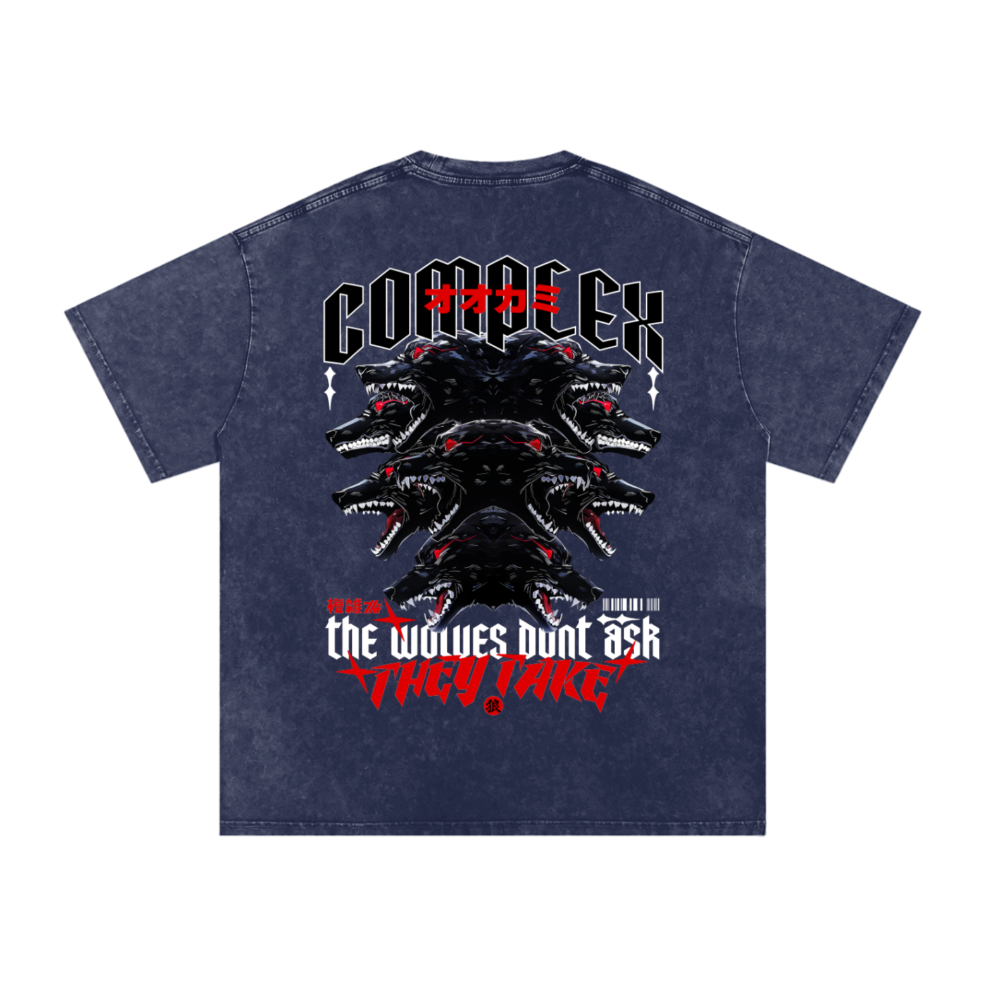 THE WOLVES Washed T-Shirt