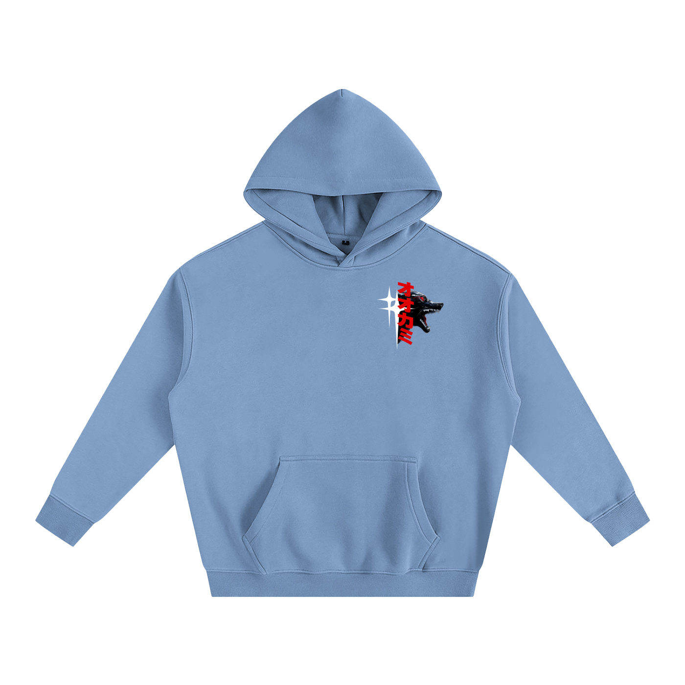 THE WOLVES Oversize Hoodie