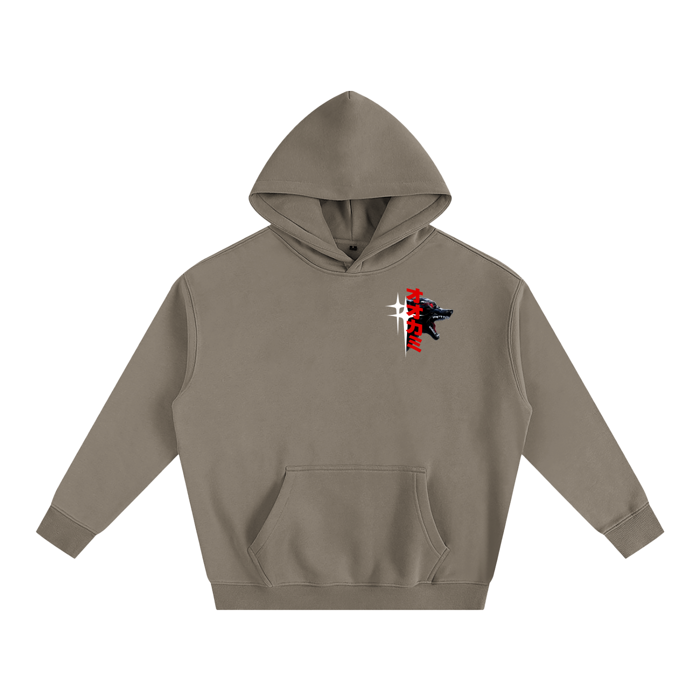 THE WOLVES Oversize Hoodie