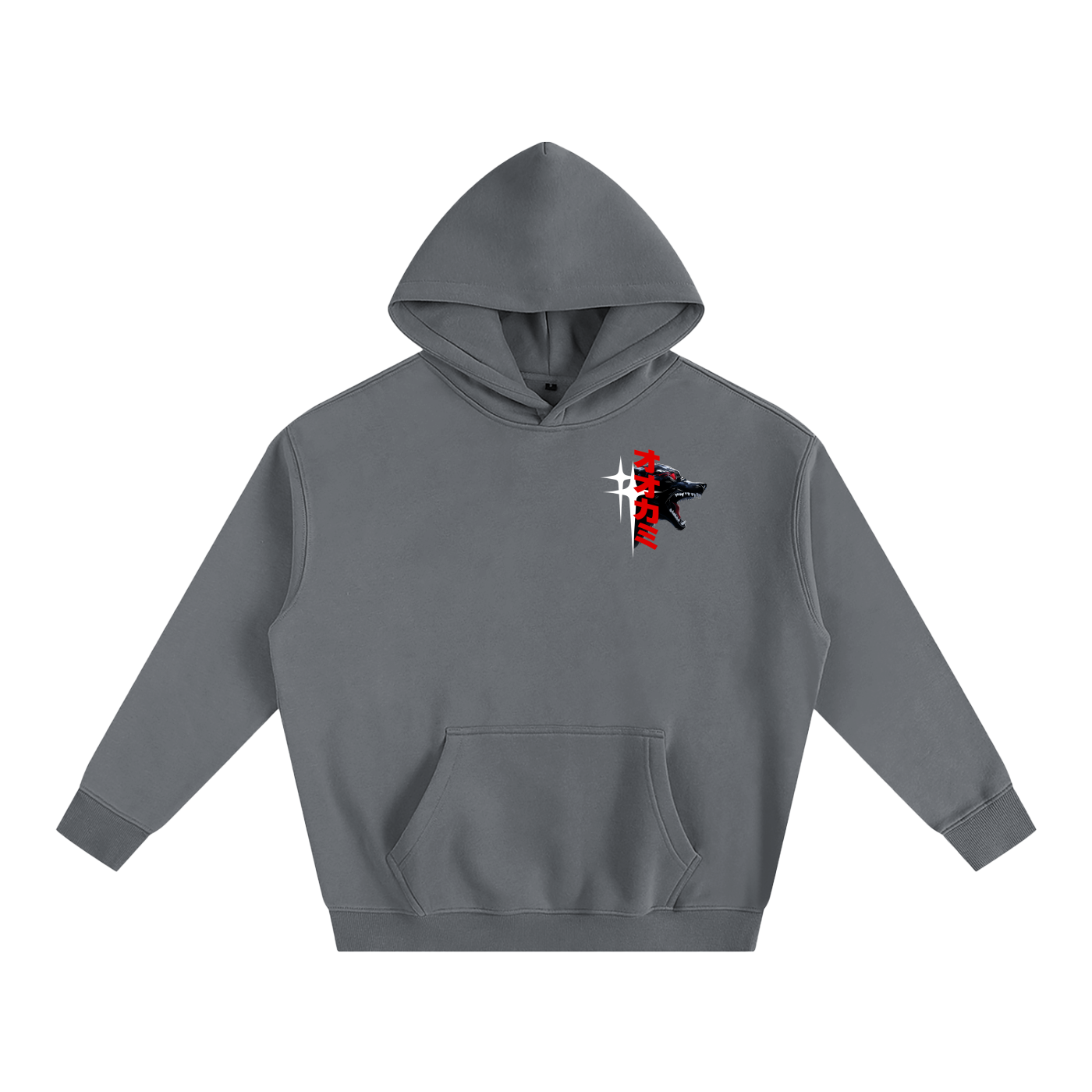 THE WOLVES Oversize Hoodie