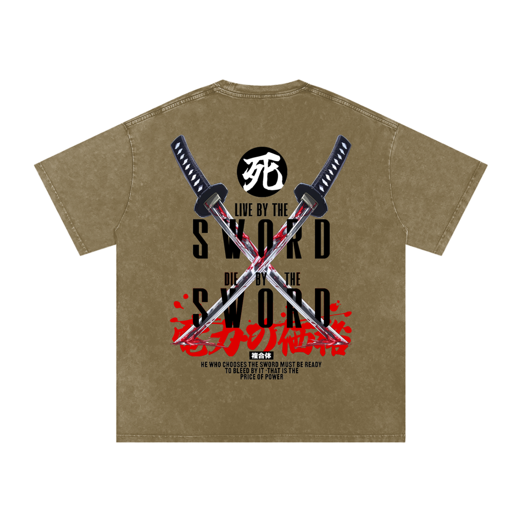 BY THE SWORD Washed T-Shirt