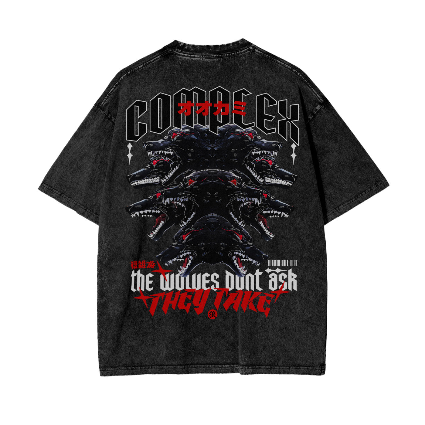 THE WOLVES Washed T-Shirt