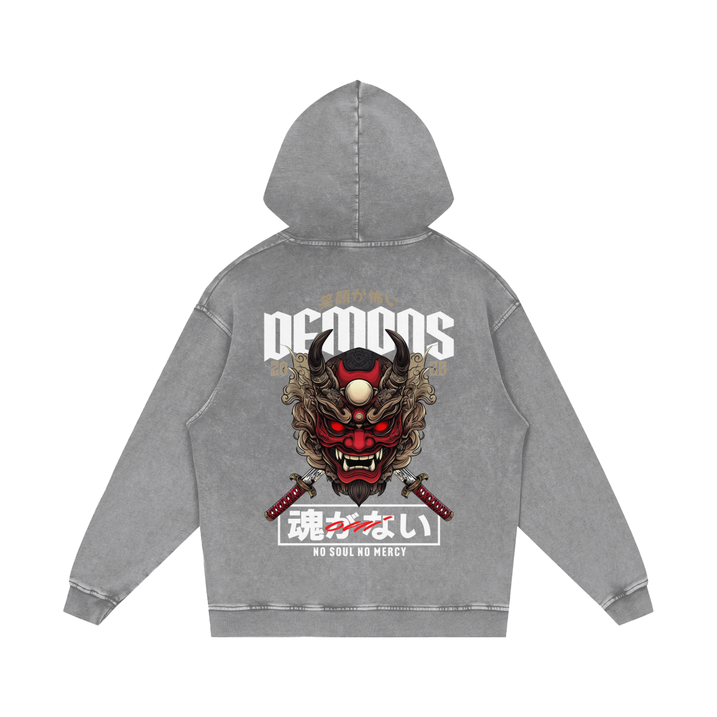 DEMONS Washed Hoodie