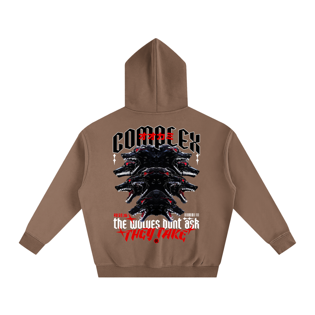 THE WOLVES Oversize Hoodie