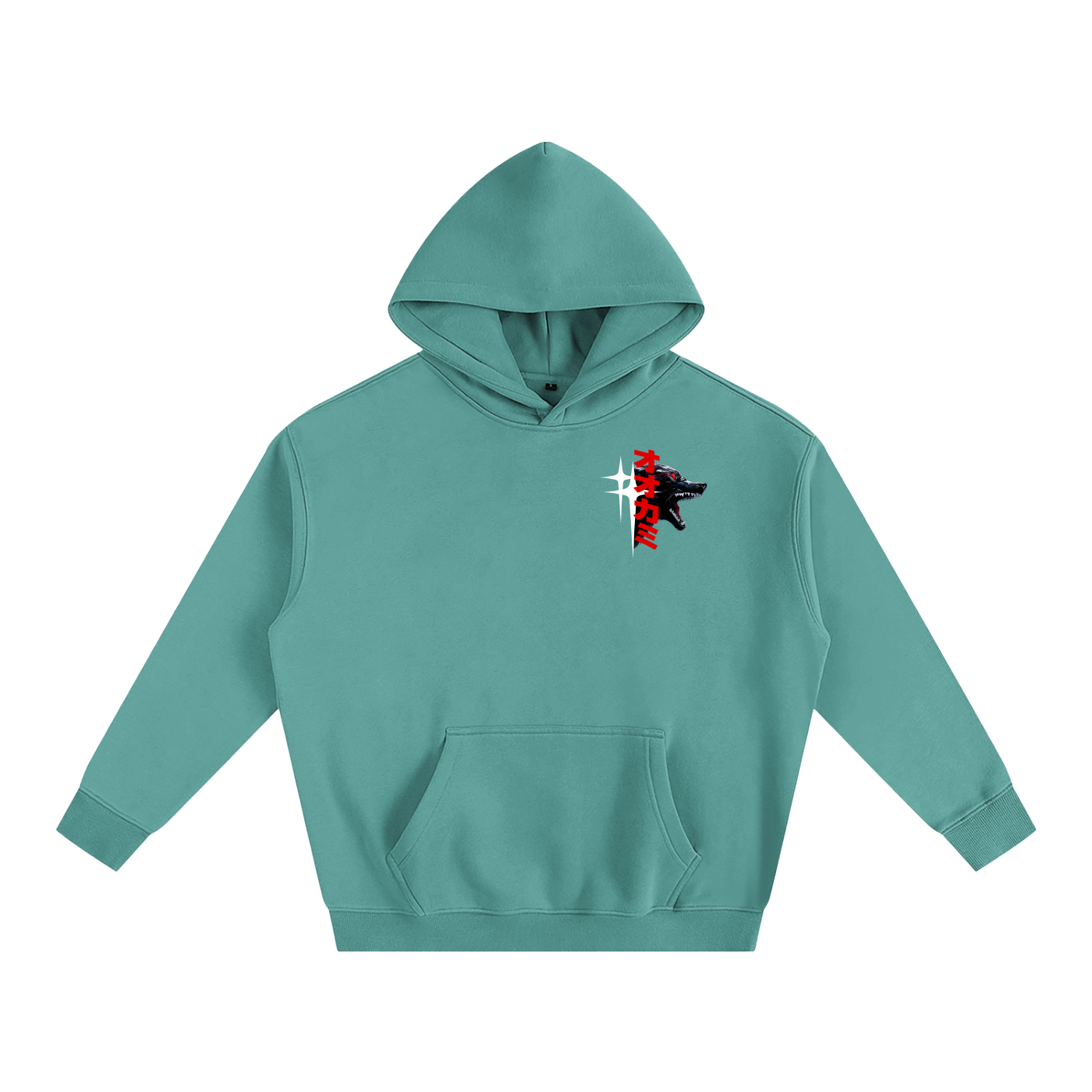 THE WOLVES Oversize Hoodie