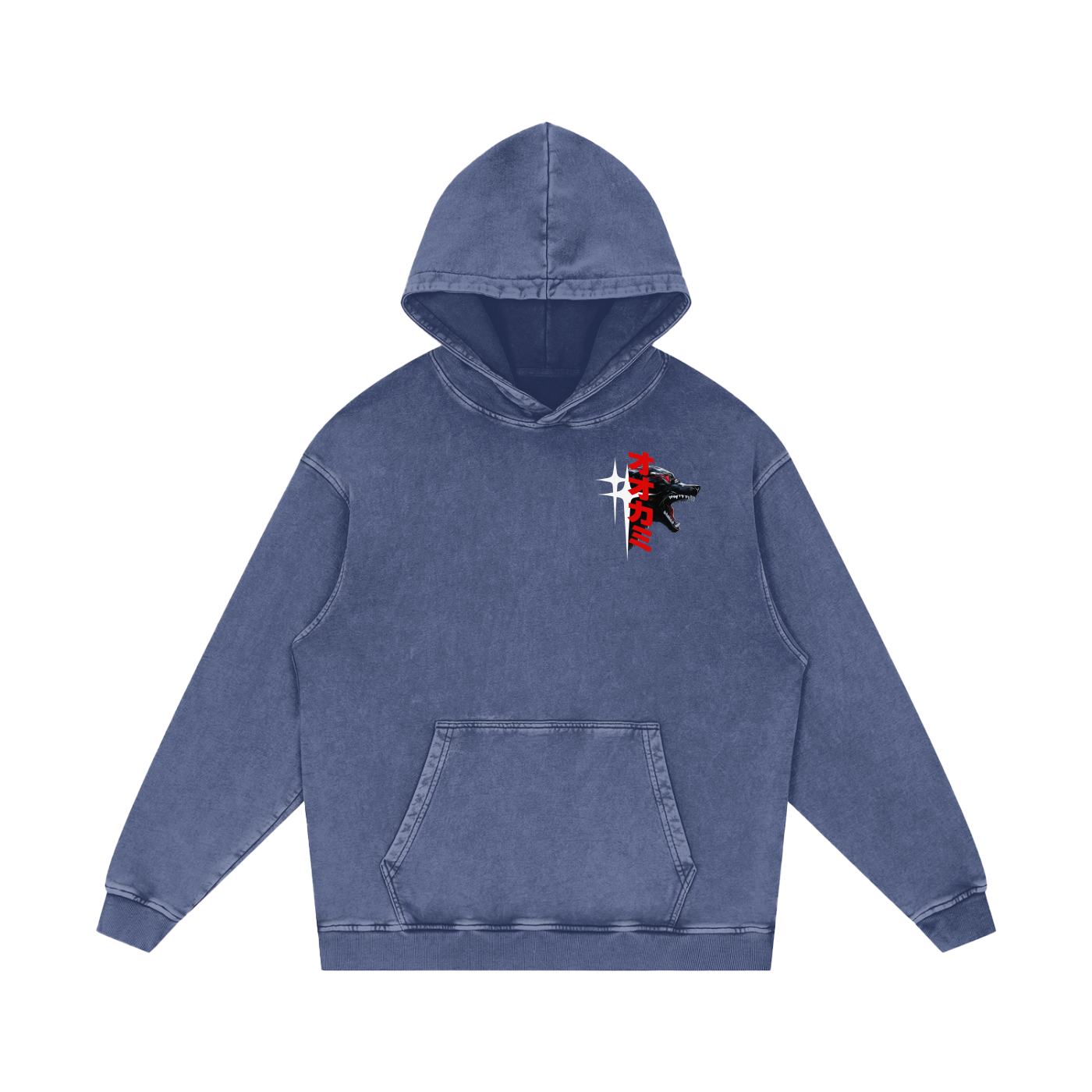 THE WOLVES Washed Hoodie