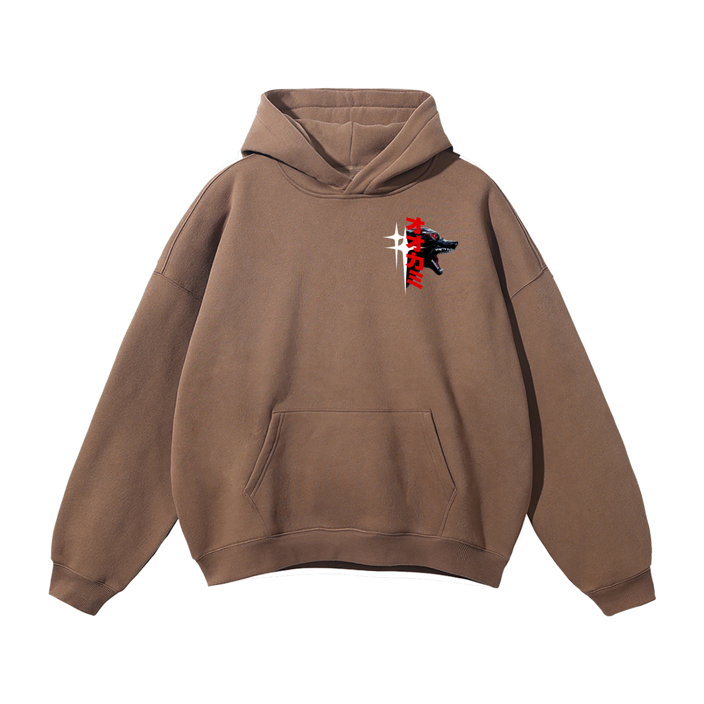 THE WOLVES Oversize Hoodie