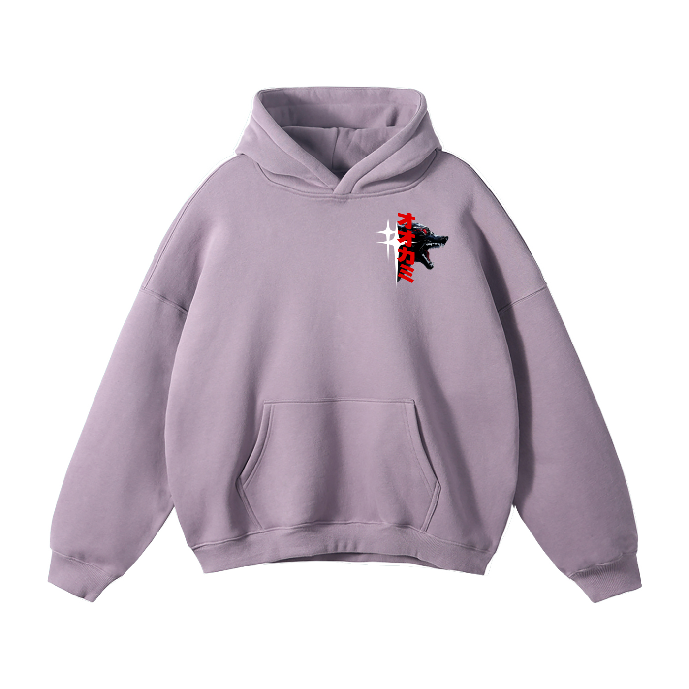 THE WOLVES Oversize Hoodie