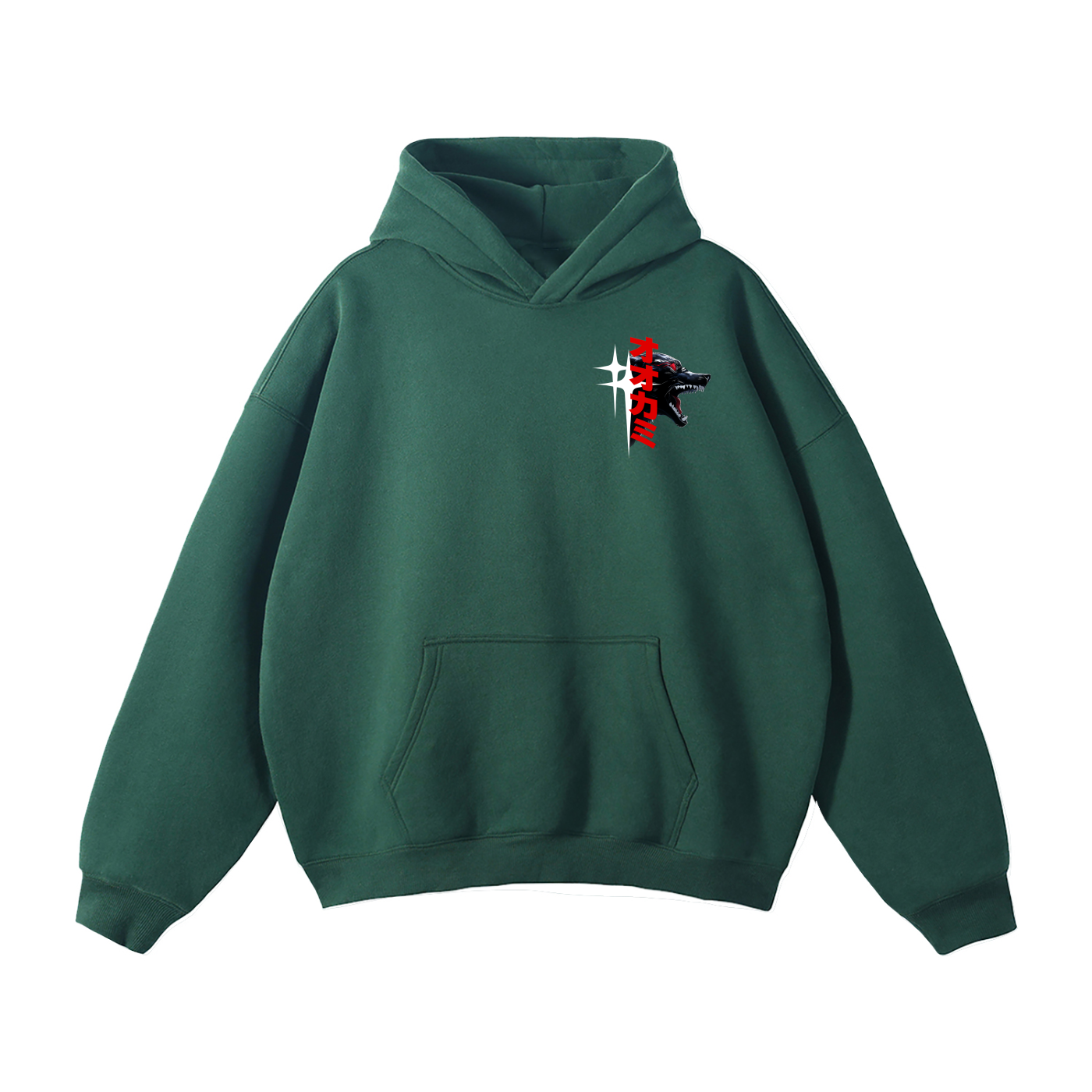 THE WOLVES Oversize Hoodie