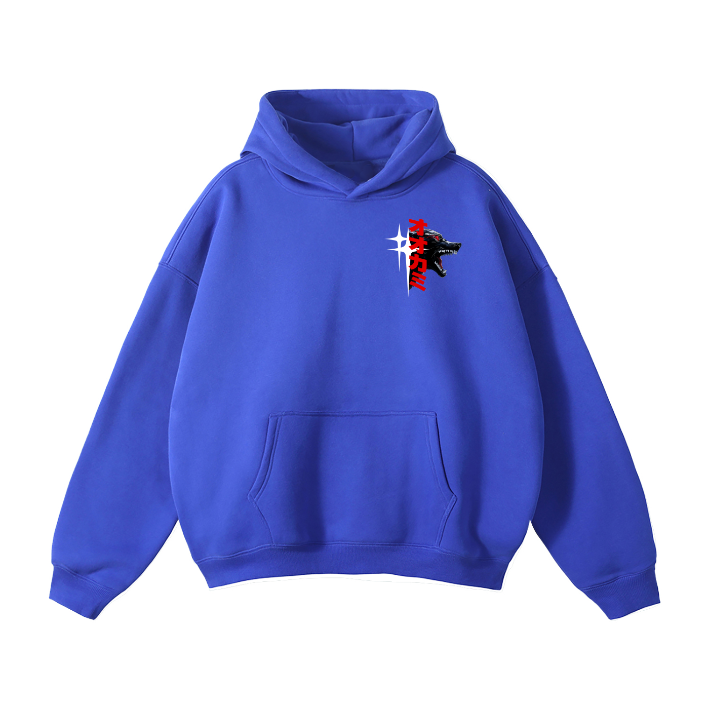 THE WOLVES Oversize Hoodie