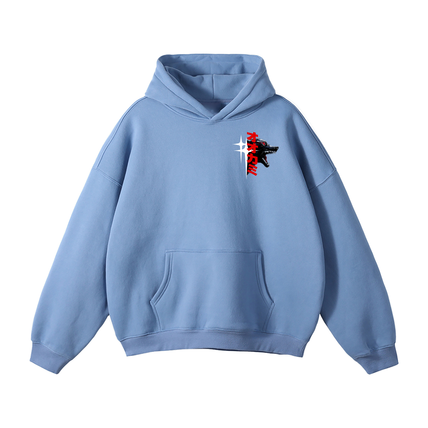 THE WOLVES Oversize Hoodie