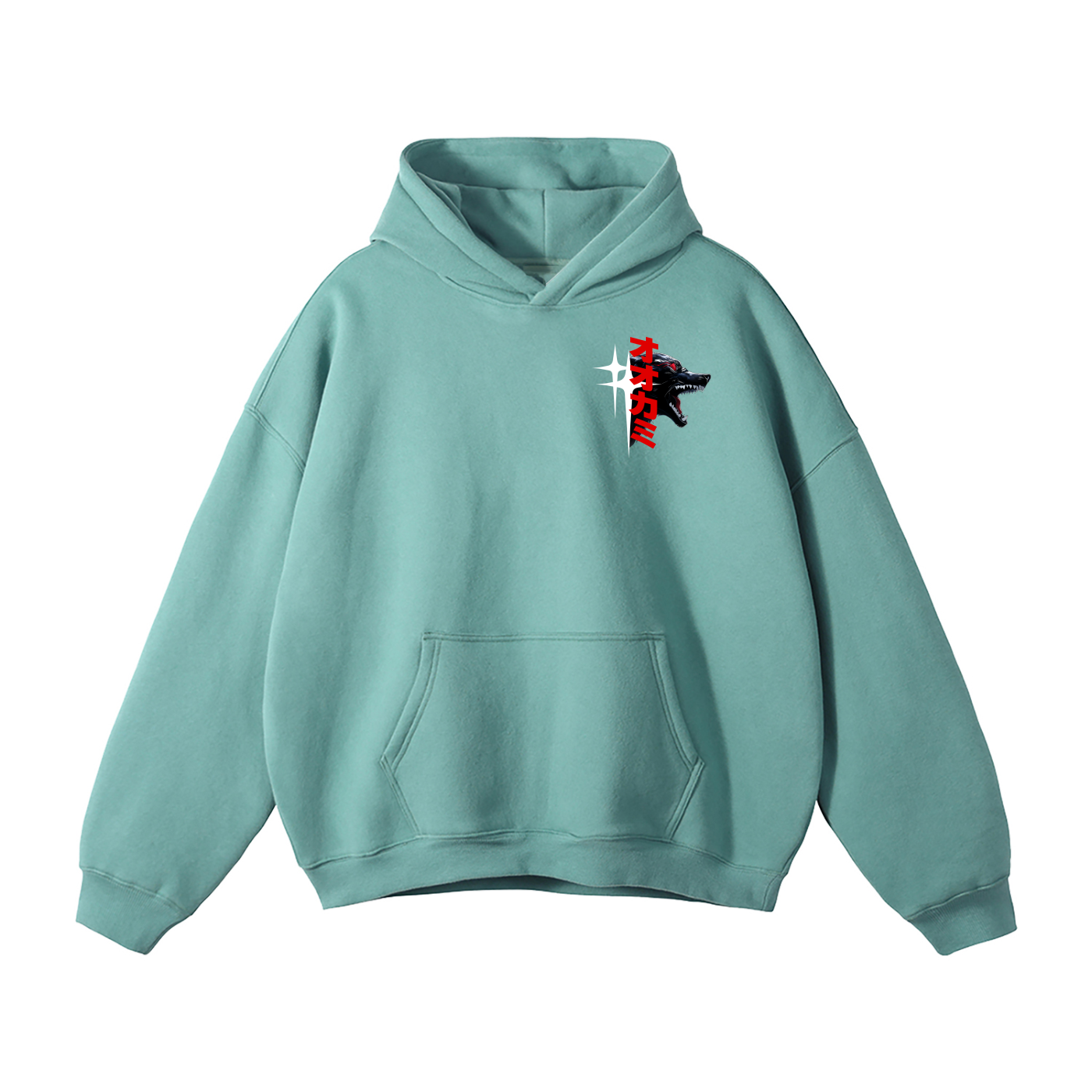 THE WOLVES Oversize Hoodie