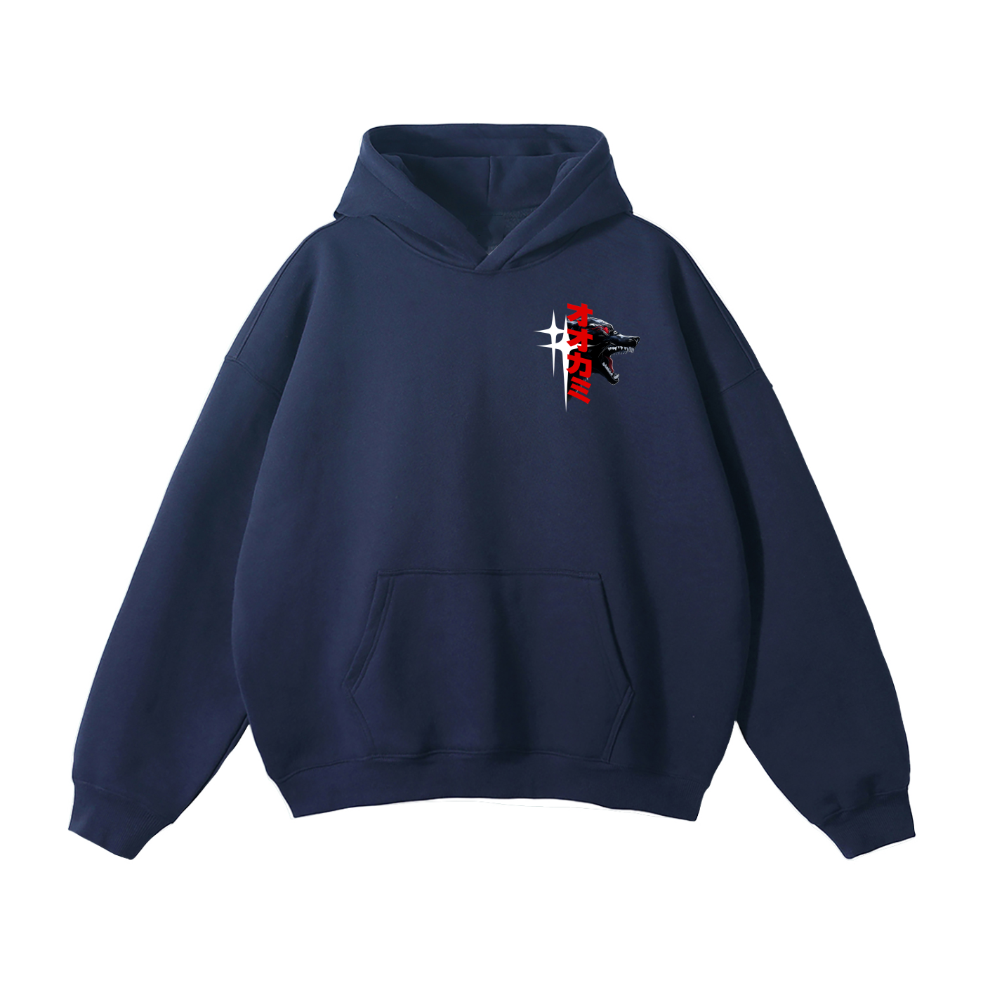 THE WOLVES Oversize Hoodie
