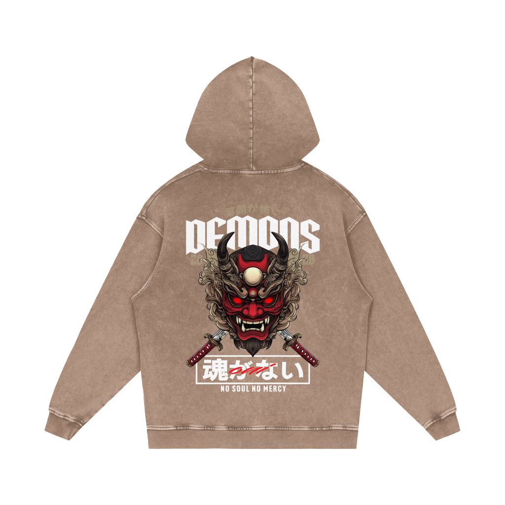 DEMONS Washed Hoodie