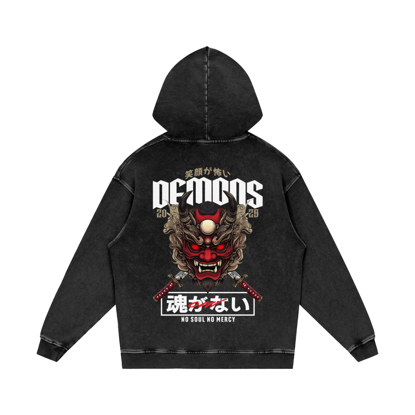 DEMONS Washed Hoodie
