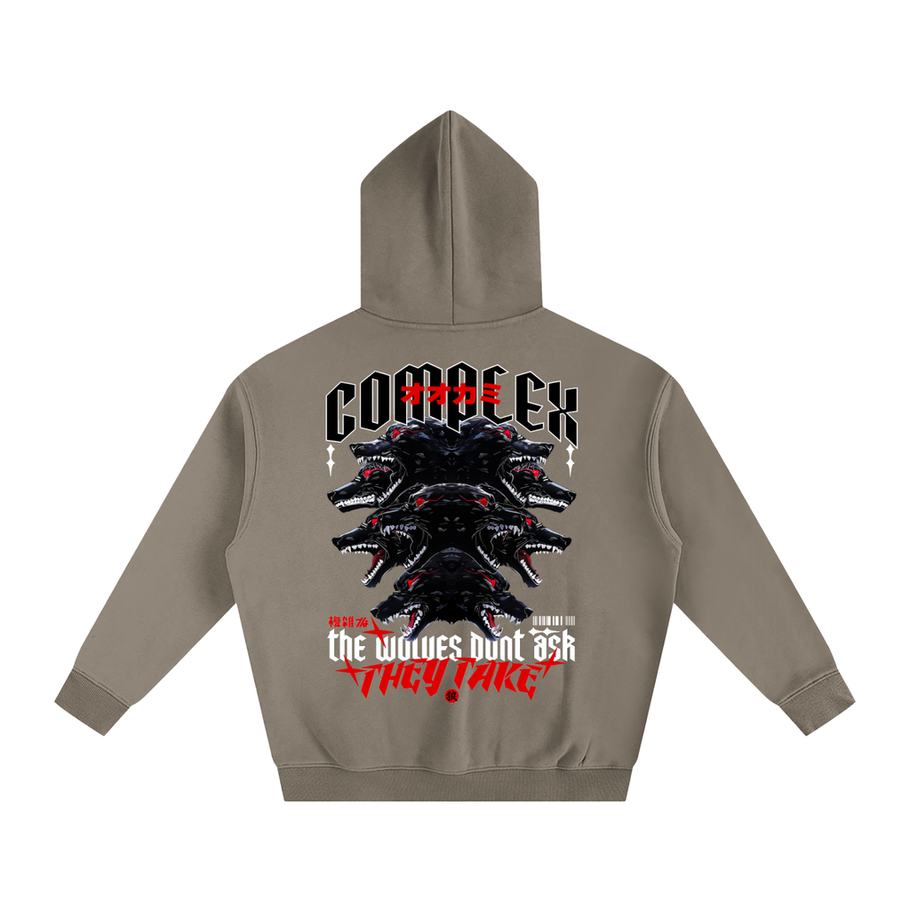 THE WOLVES Oversize Hoodie