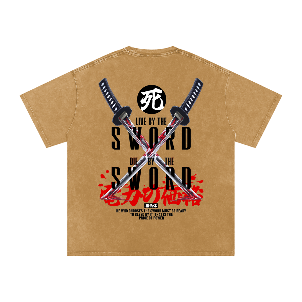 BY THE SWORD Washed T-Shirt